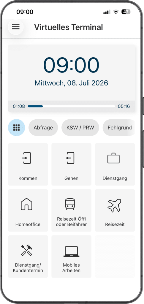 App Startseite